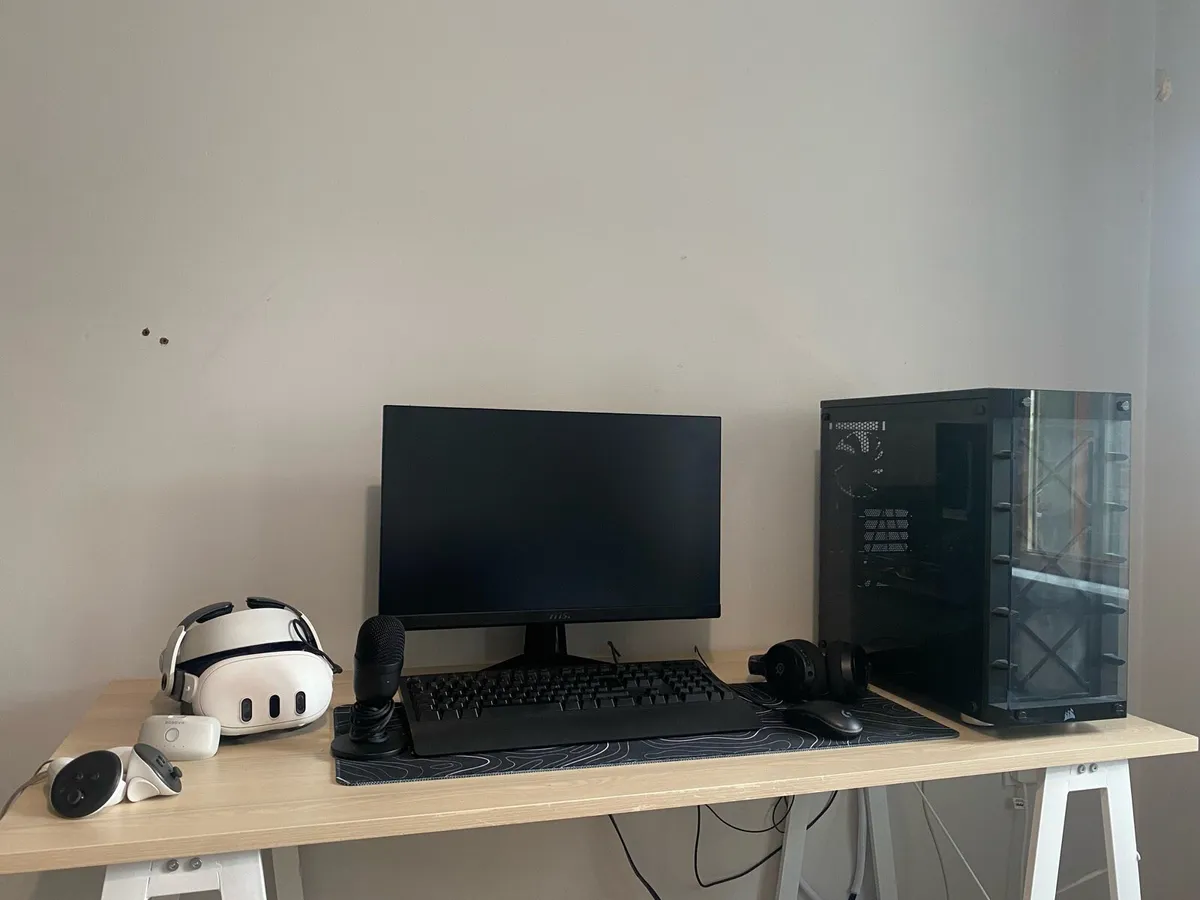 Full gaming setup PC and meta quest 3 Surron swap - Image 1