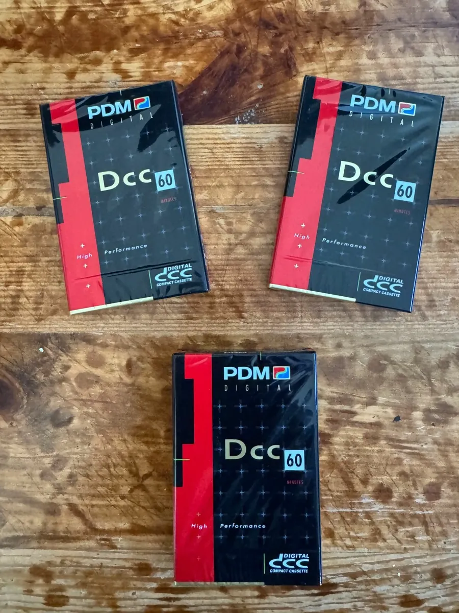 DCC - PDM 60 Minute Digital Cassettes - NOS - Image 1