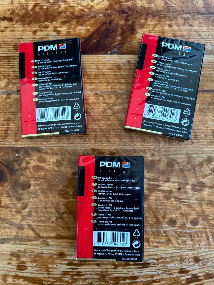 DCC - PDM 60 Minute Digital Cassettes - NOS - Image 2