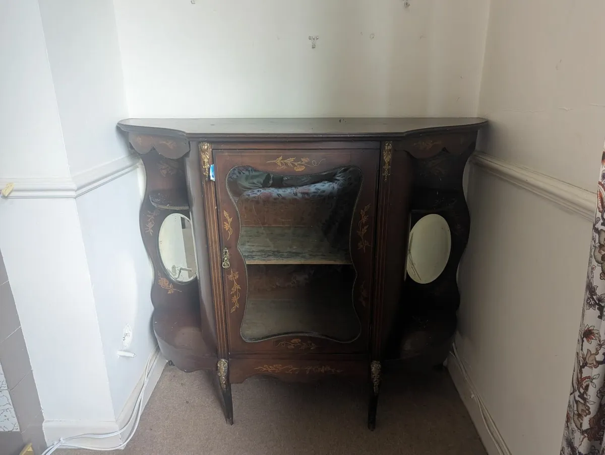 Victorian Chinoiserie Display Cabinet