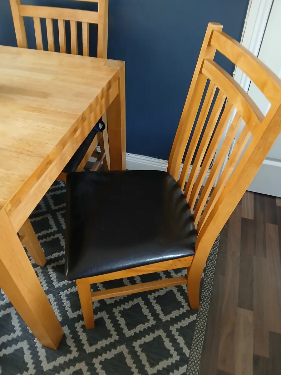 Dining table and chairs - Image 2