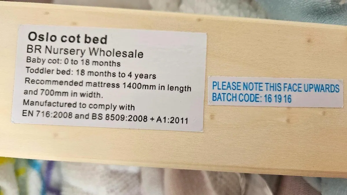 Cot bed/ toddler bed - Image 3