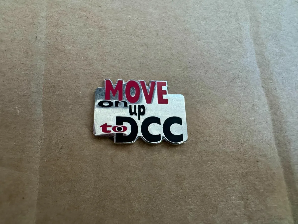 DCC Pin - Promotional DCC launch advertising - Image 1