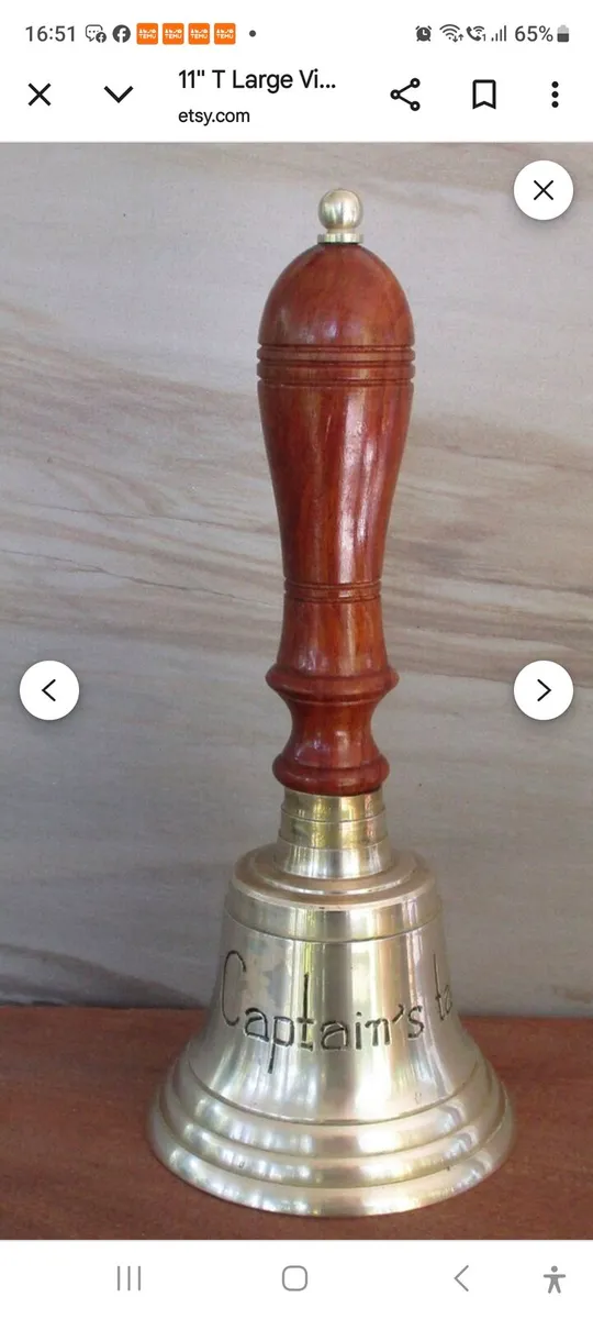 Vintage Bell Captan'sTable - Image 4