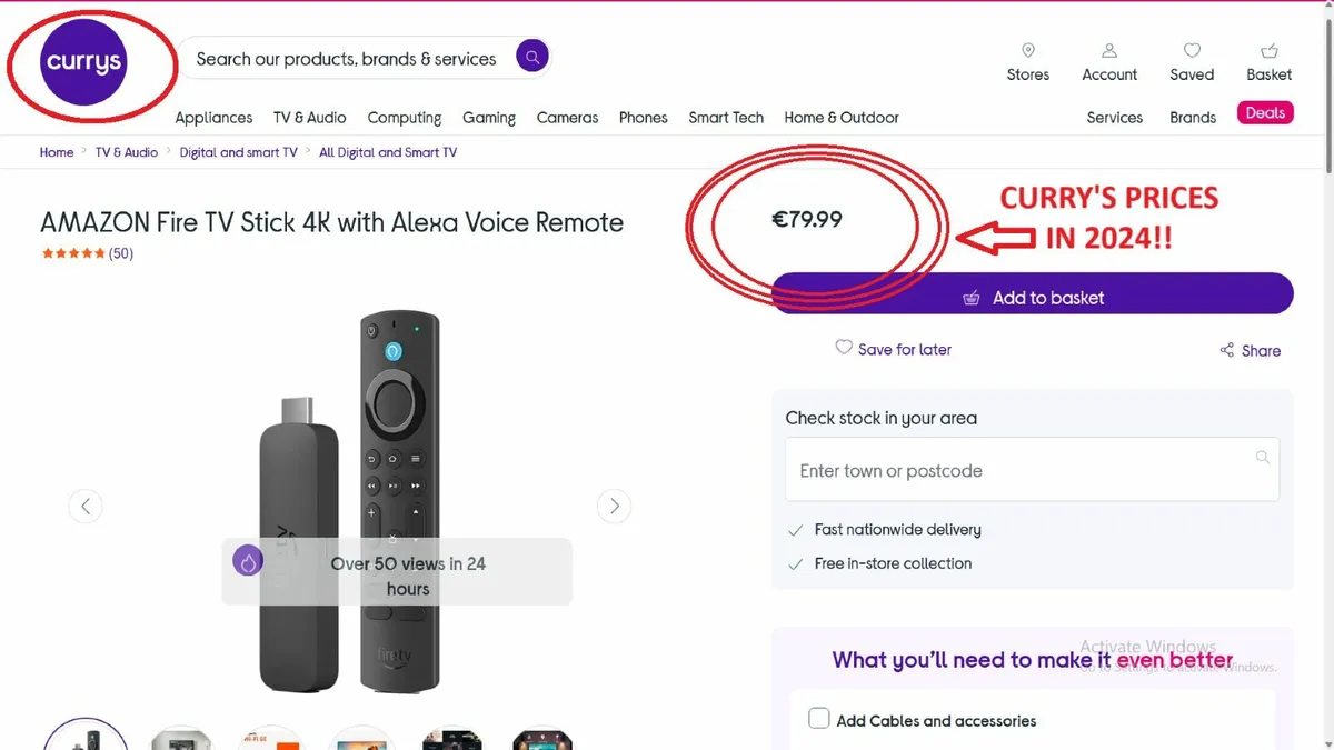 42% OFF! Amazon Media Player Fire Stick 4K Alexa! - Image 3