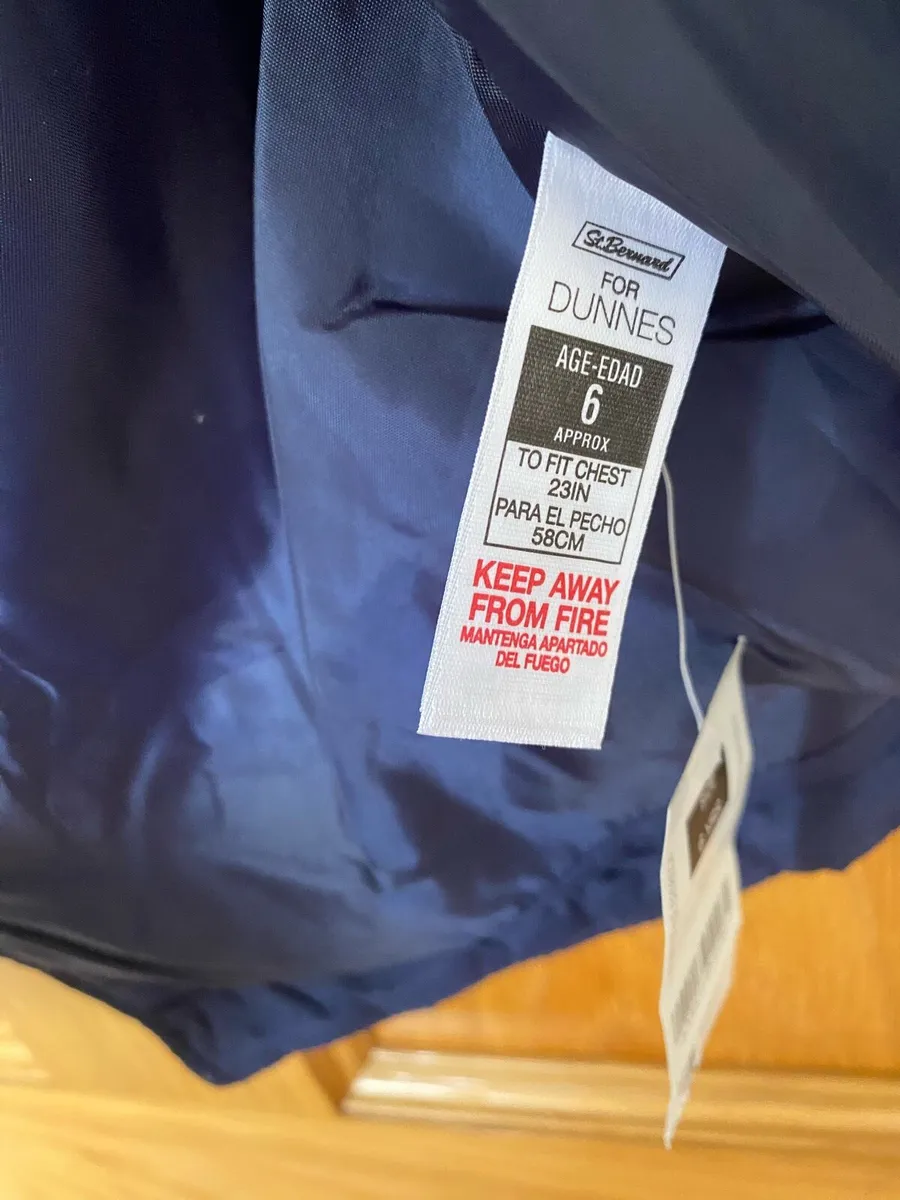Brand New Girl’s Navy Long Line Winter Coat - Image 2