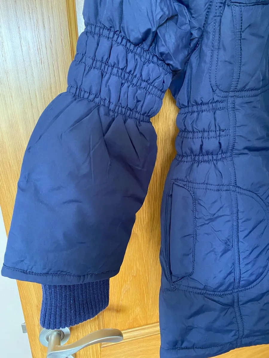 Brand New Girl’s Navy Long Line Winter Coat - Image 3