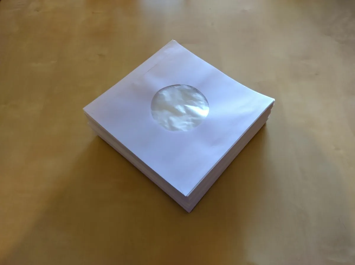 Replacement Paper Sleeves 7" Singles 45RPM 45s NEW - Image 4