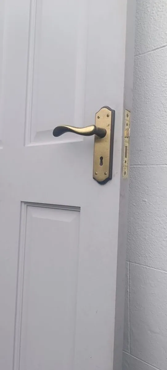 handmade solid interior wood door - Image 2