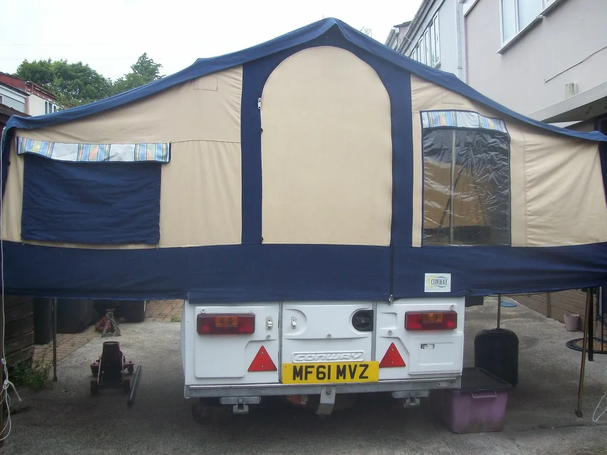 folding camper trailer tent camping - Image 1