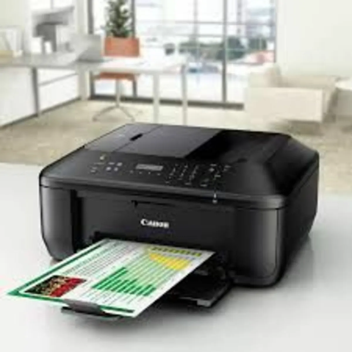 Wifi Printer Fax Scanner Copier + Ink + Cartridges - Image 4