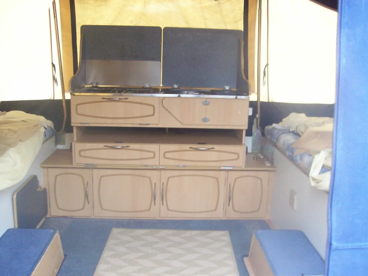 folding camper trailer tent camping - Image 2