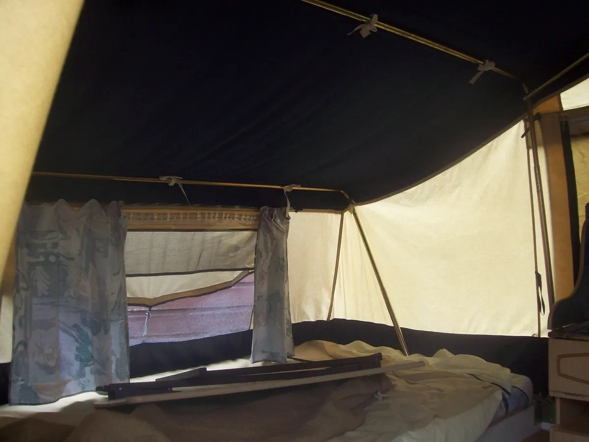 folding camper trailer tent camping - Image 4