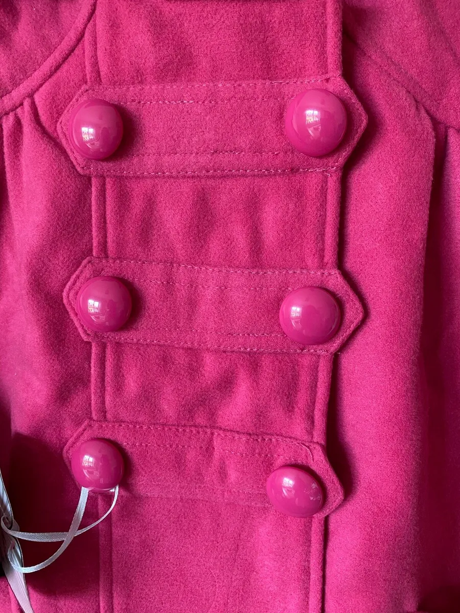 Brand New Girl’s Elegant Pink Peacoat - Image 2