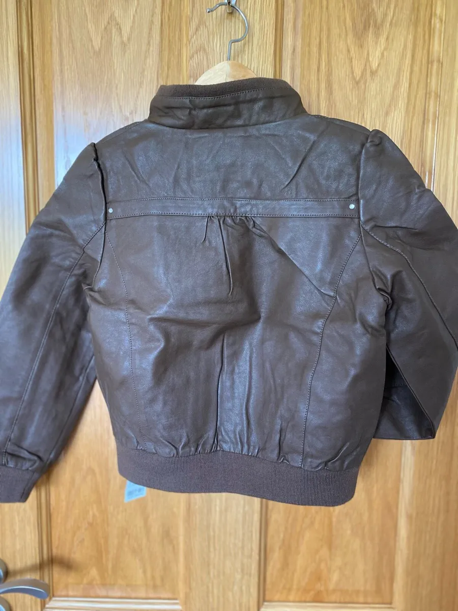 Brand New Brown Leather Fashion Jacket - Image 4