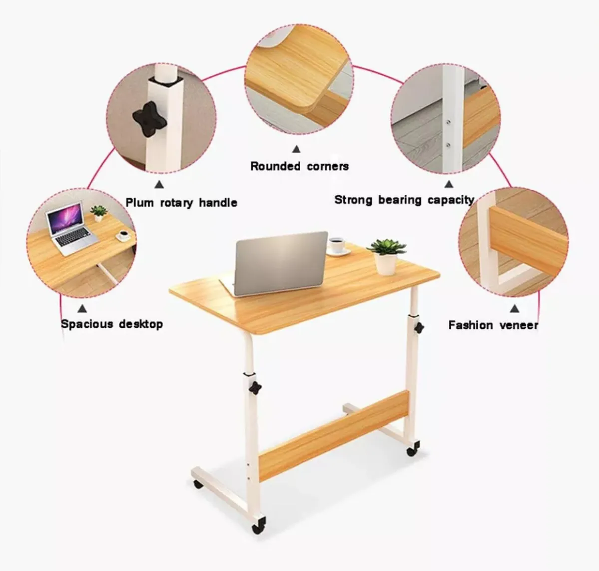 Multi-Purpose Computer Study Desk Laptop Table - Image 3