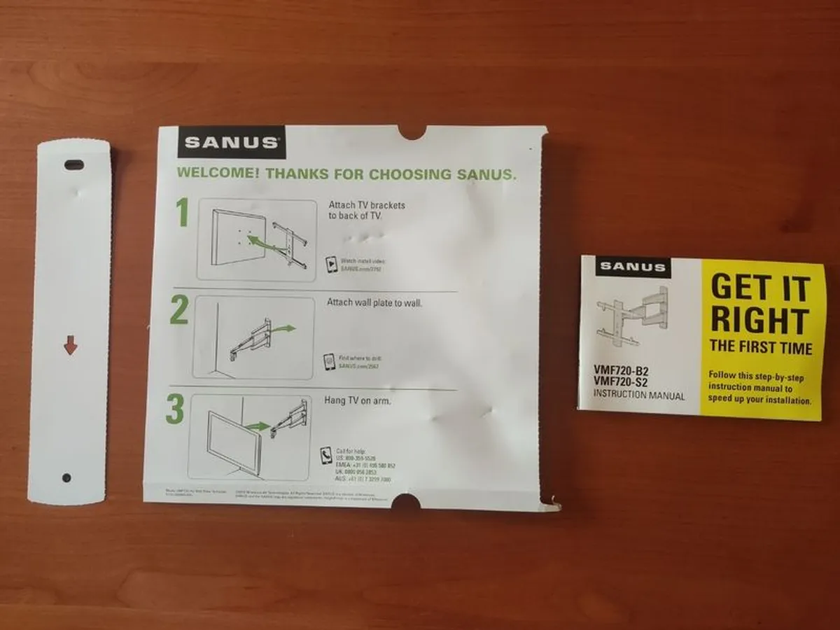 Sanus Full-Motion TV Wall Bracket - Image 3