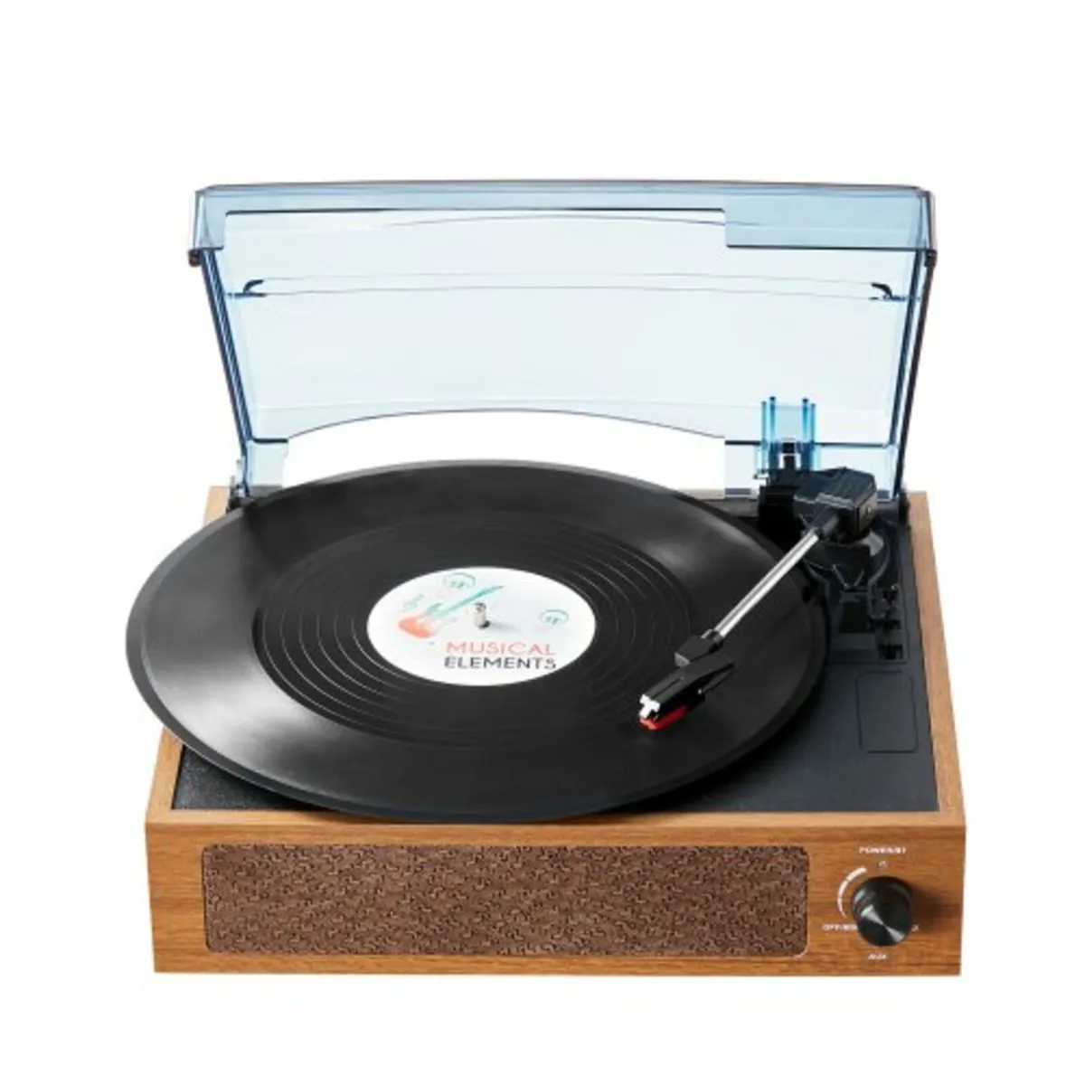 Bluetooth Vinyl Record Player 3-Speed Belt Driven - Image 1