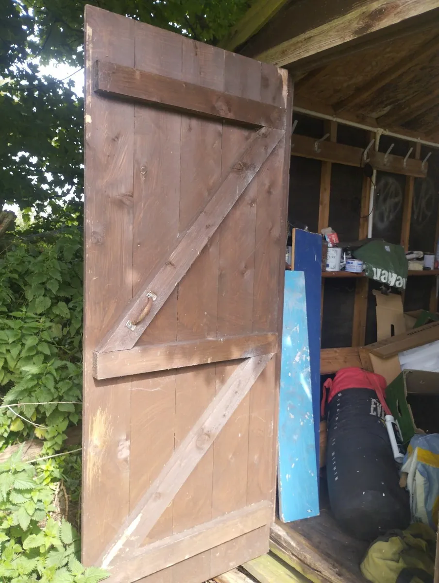Wood shed 16x8 - Image 1