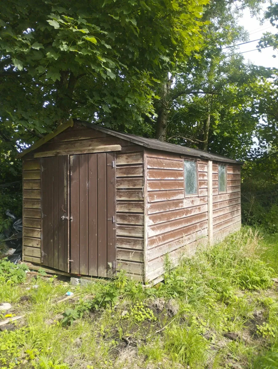 Wood shed 16x8 - Image 1