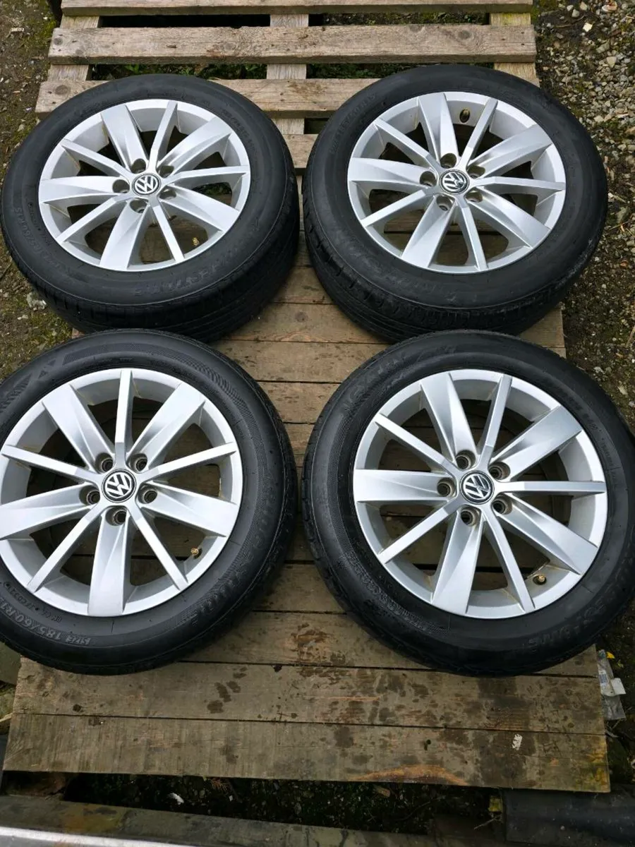15" Genuine Alloys 5x100, Vw Polo, Fabia etc - Image 1