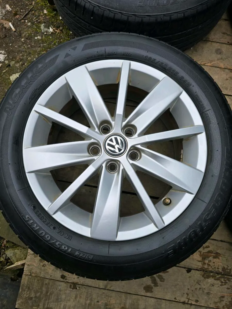 15" Genuine Alloys 5x100, Vw Polo, Fabia etc - Image 4
