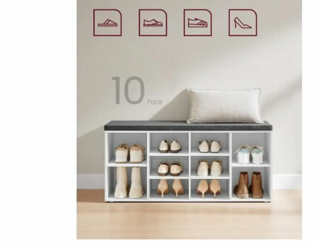 Shoe Bench, Shoe Rack - Image 3