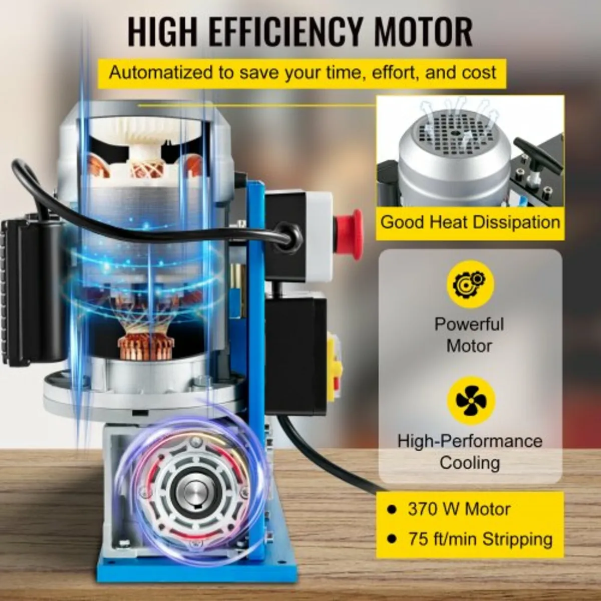 Electric Wire Stripping Machine, 0.06 inch-0.15 in - Image 3