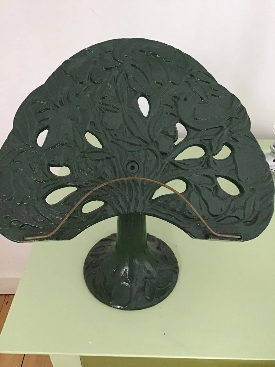 Decorative Cast Iron Book Stand - Image 3
