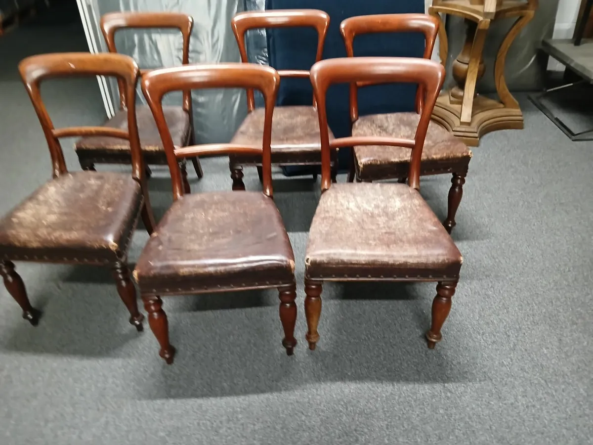 Chairs lot of (6)...vintage georgin ..delivrred - Image 3