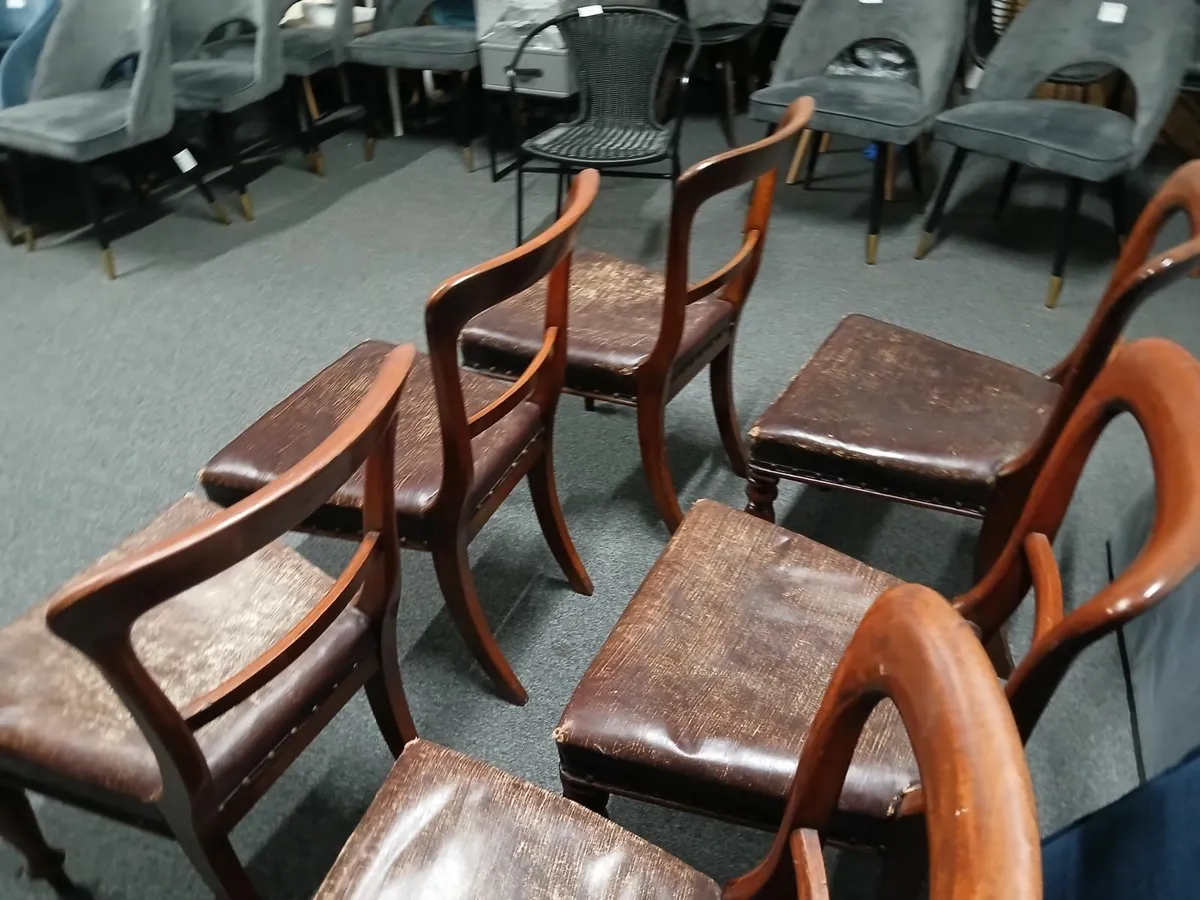 Chairs lot of (6)...vintage georgin ..delivrred - Image 4