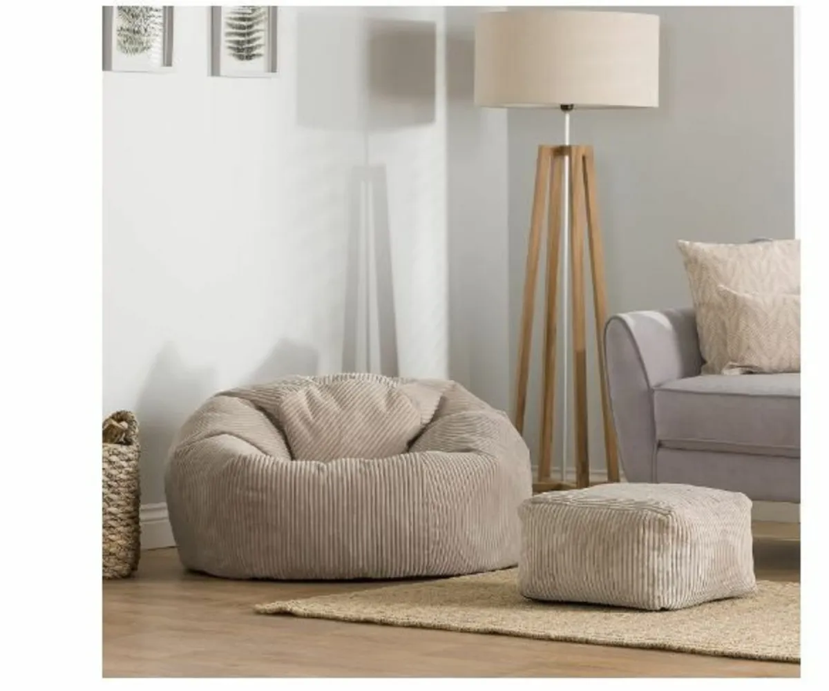 Kingston Cord Bean Bag Chair - Image 4