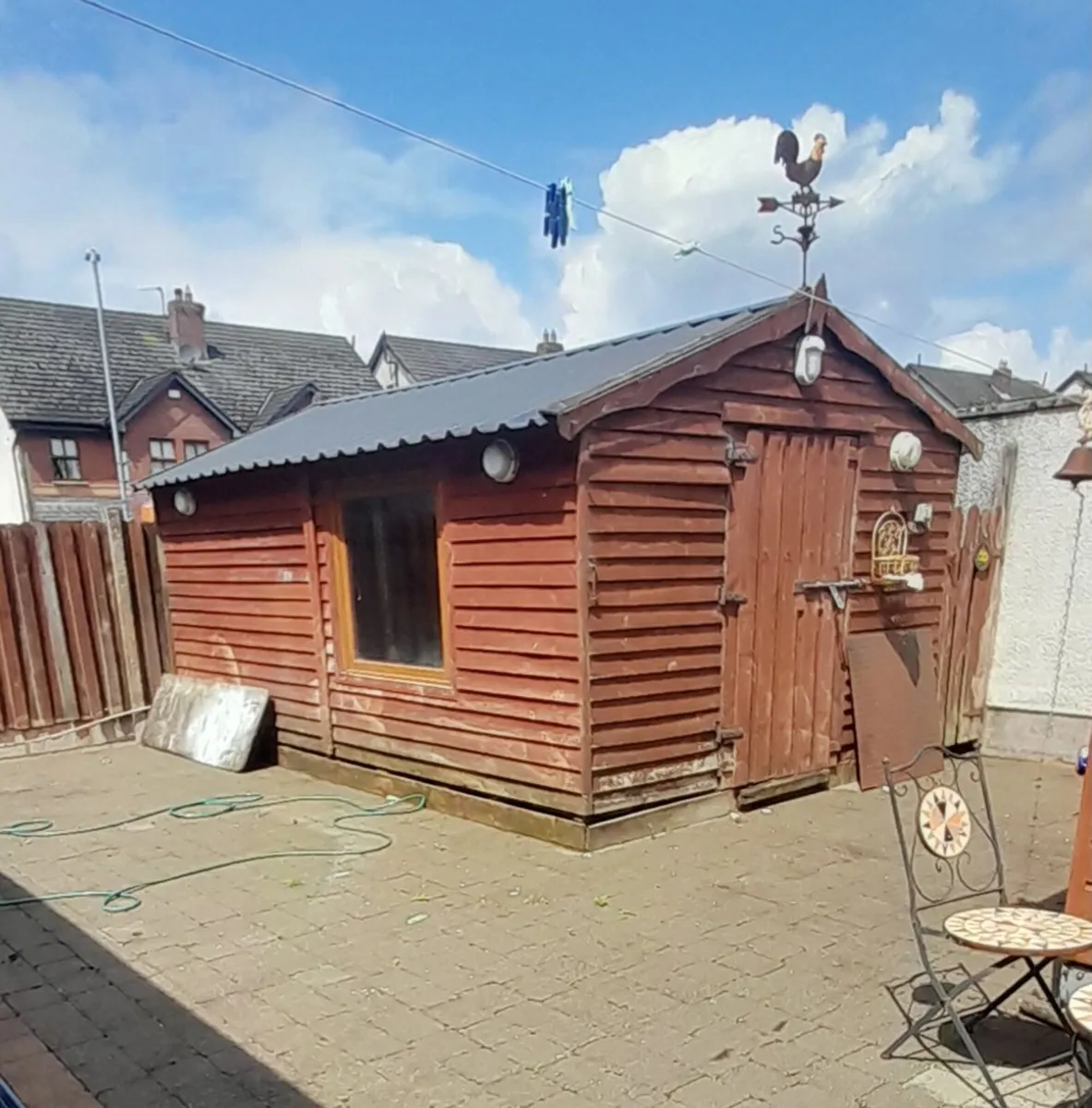 Garden Shed 16 x10 fully sheeted Inside - Image 1
