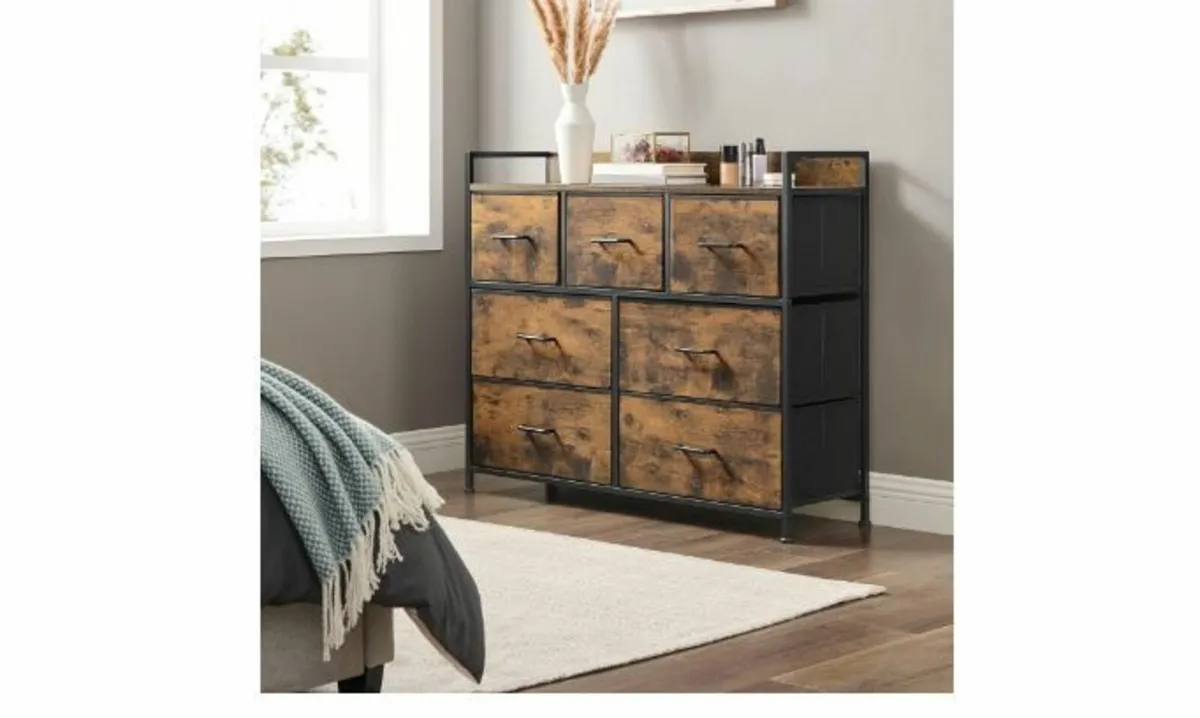 Chest of Drawers, 7 Fabric Drawers - Image 3