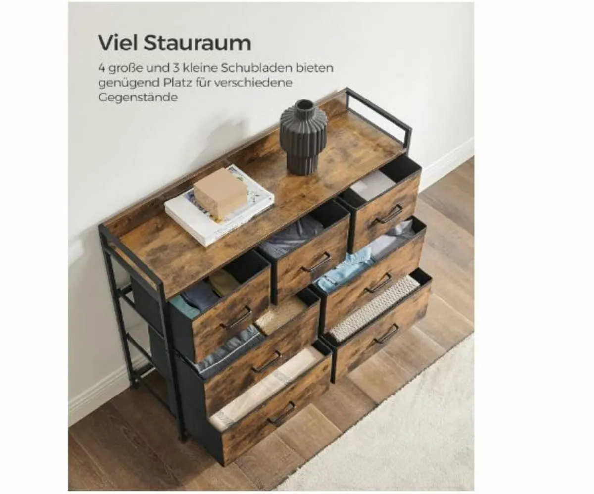 Chest of Drawers, 7 Fabric Drawers - Image 4