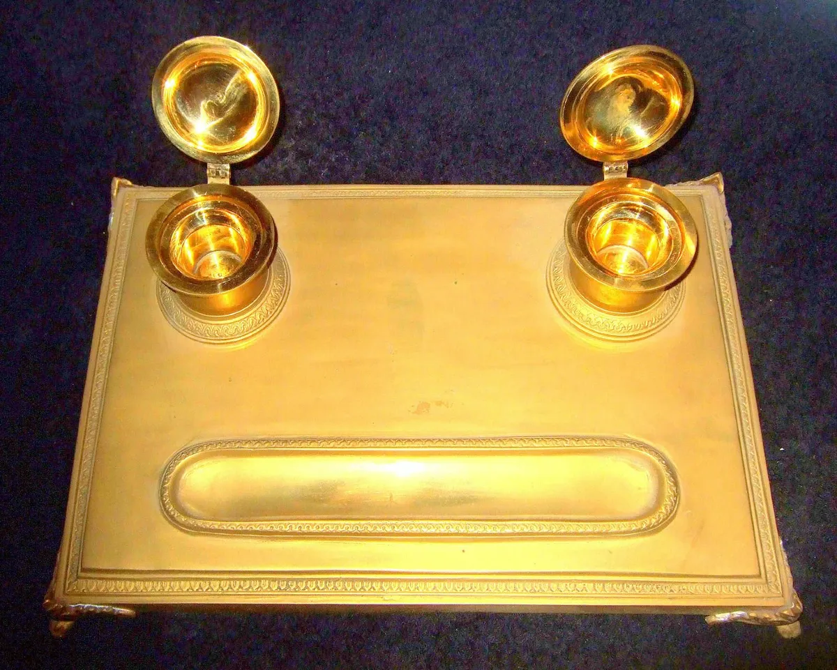 Vintage Brass Deskstand - Image 1