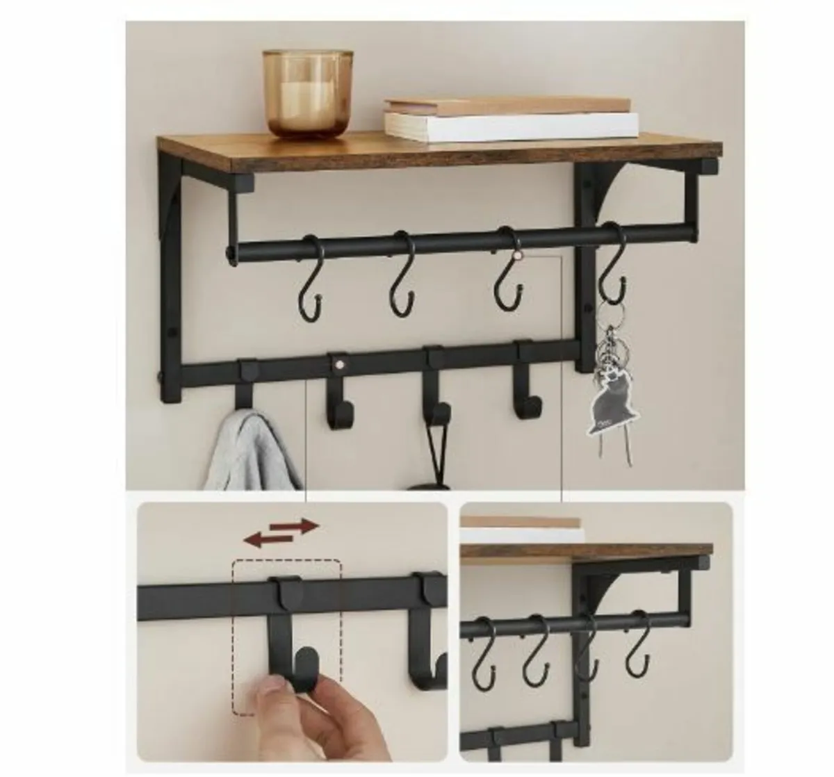Wall Mounted Coat Rack Furniture - Image 1