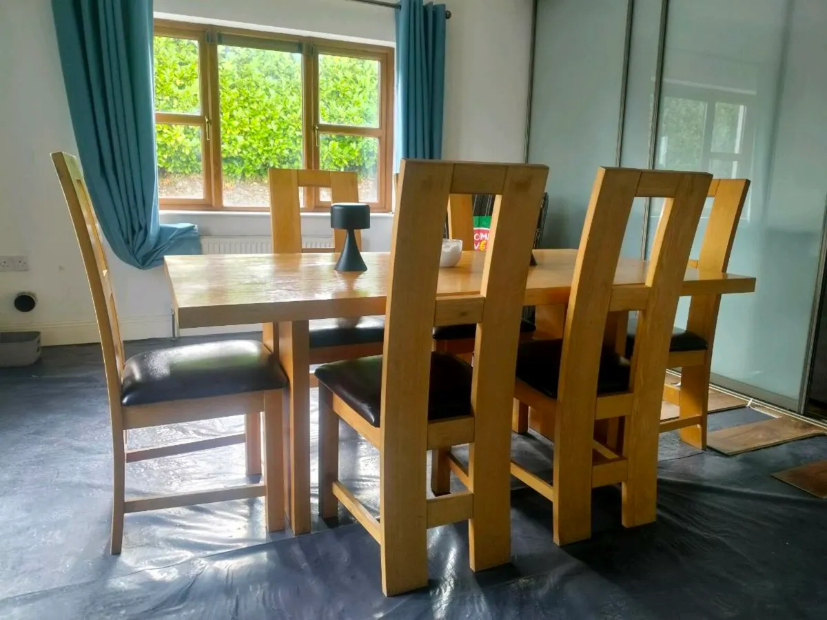 Dining table and chairs - Image 2
