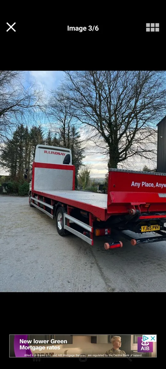 20 ft flat bed body  with taillift - Image 1