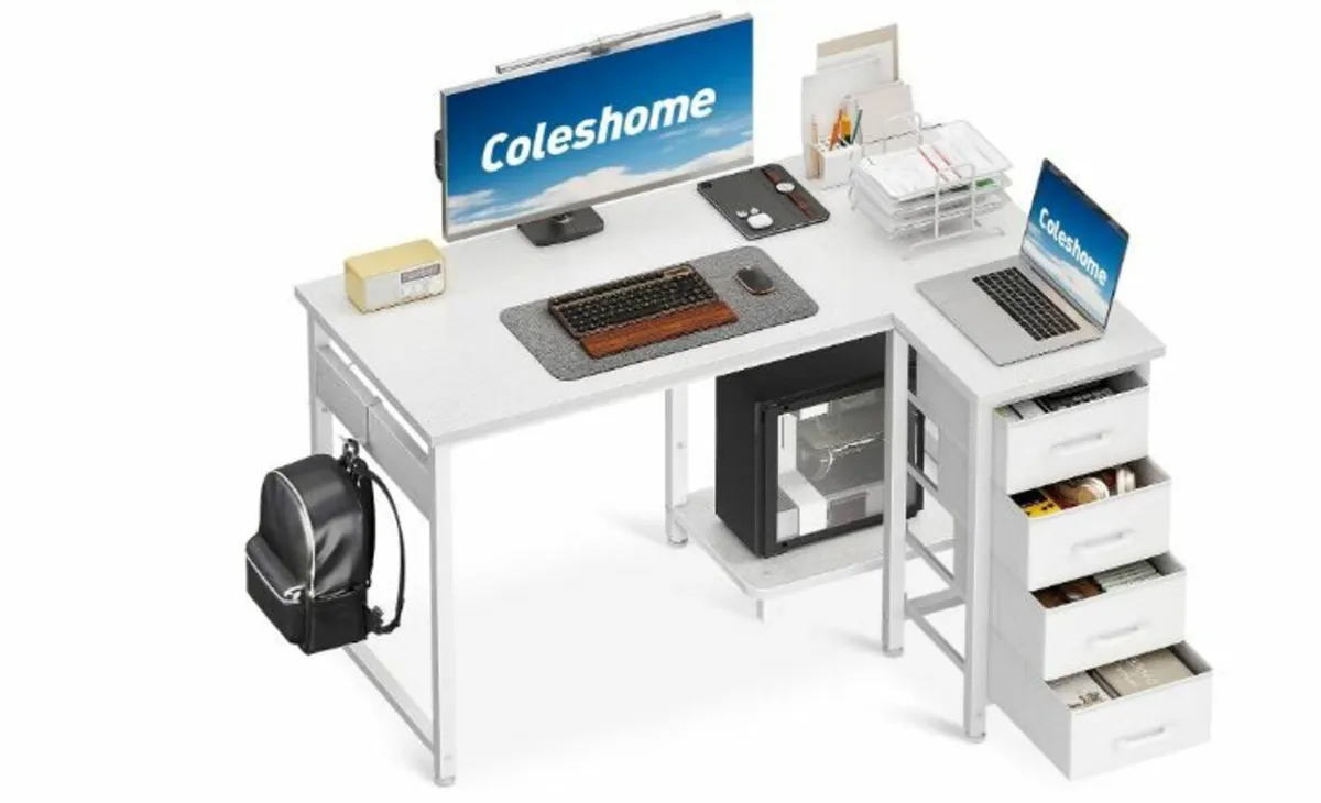 Corner Desk, 100 x 70 cm - Image 4