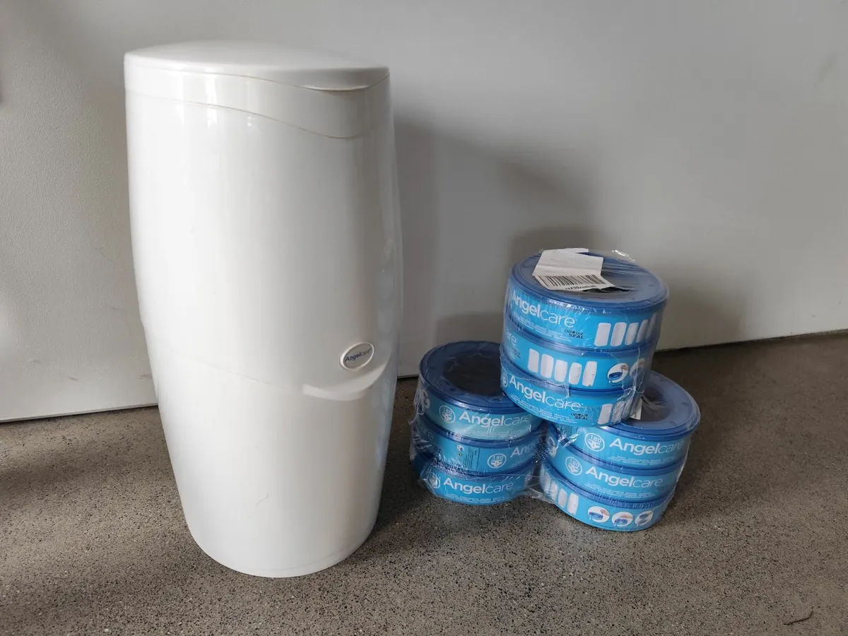 Anglecare Nappy Bin & 9 x Cassette Bins