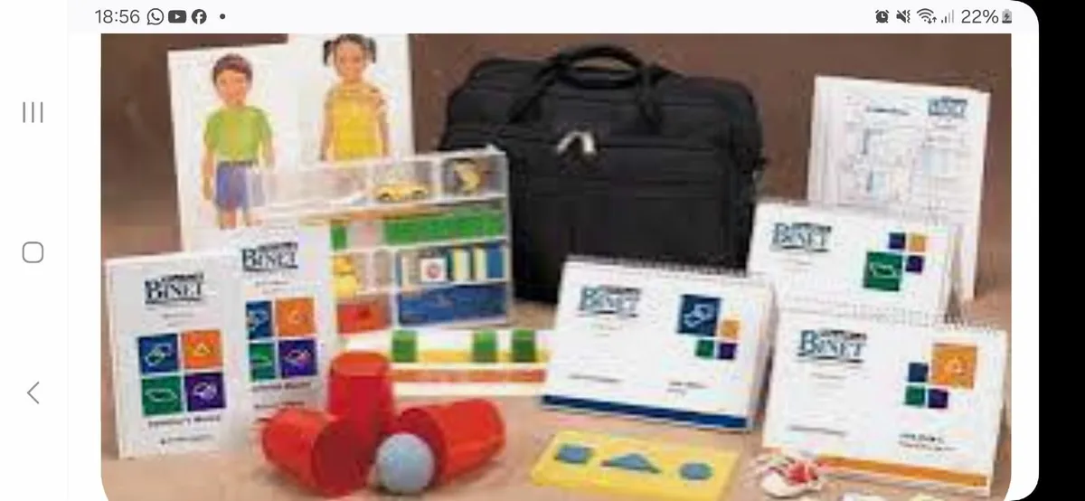 New Stanford Binet 5 Psychological Assessment  Kit - Image 1