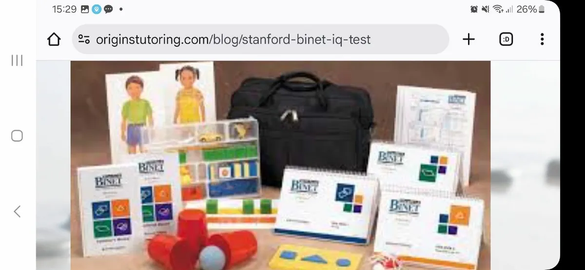 New Stanford Binet 5 Psychological Assessment  Kit - Image 2
