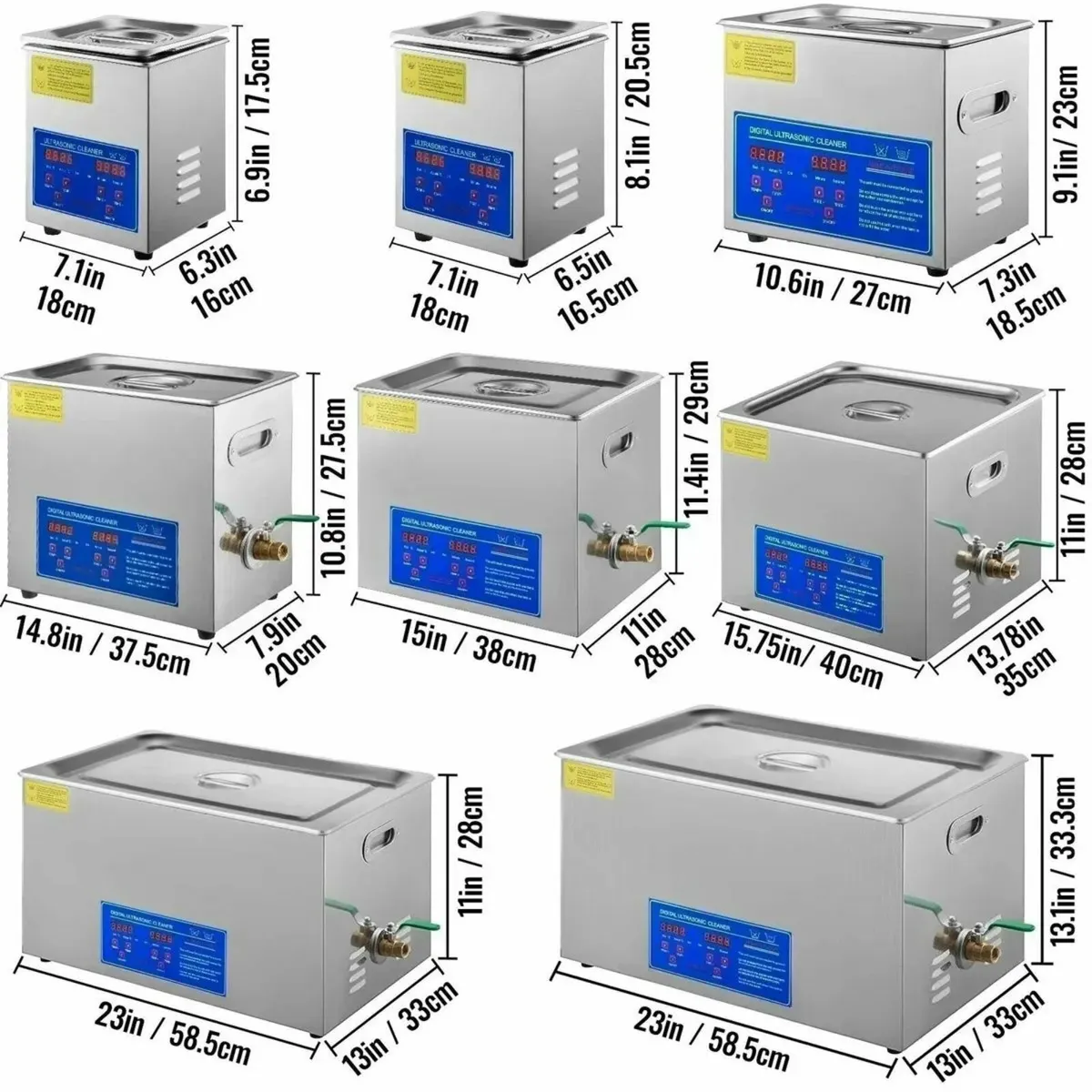 Ultrasonic Cleaner 10L Deep Washing Machine - Image 2