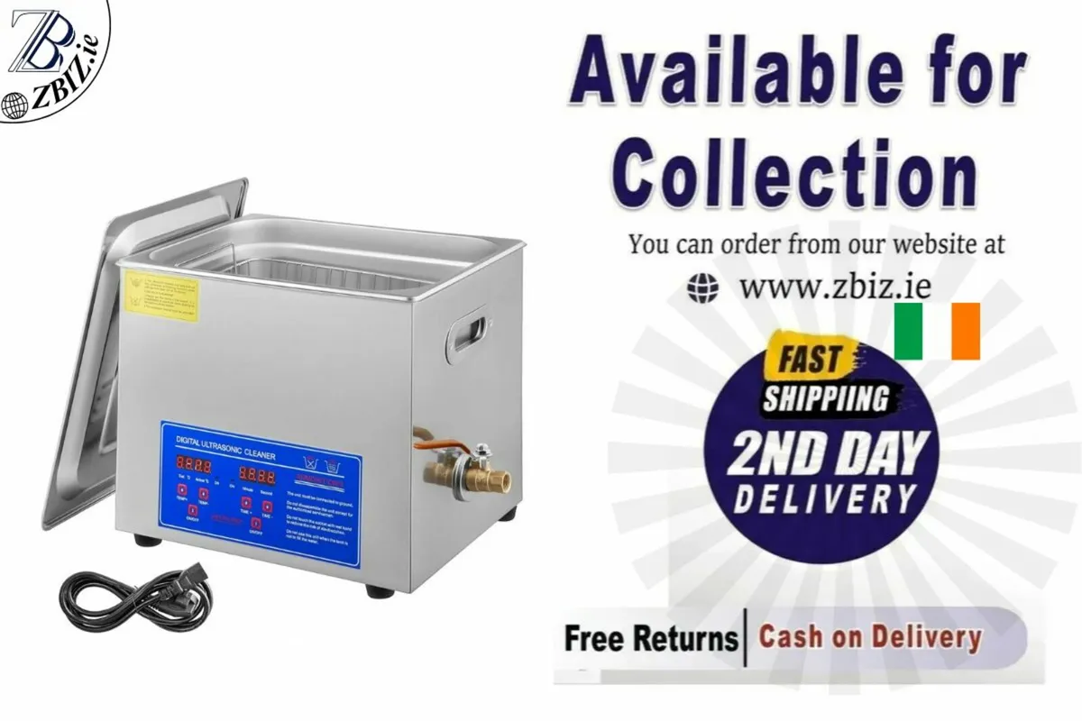 Ultrasonic Cleaner 10L Deep Washing Machine - Image 1