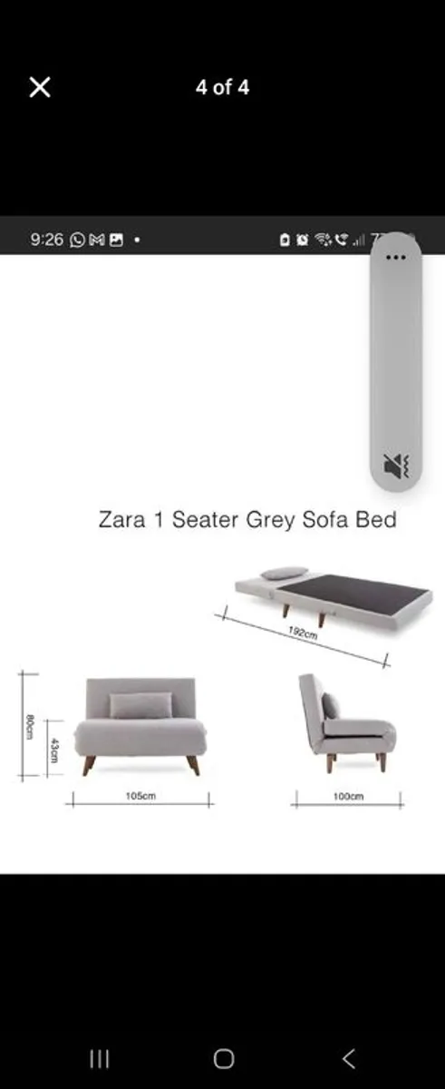 Sofa bed - Image 3