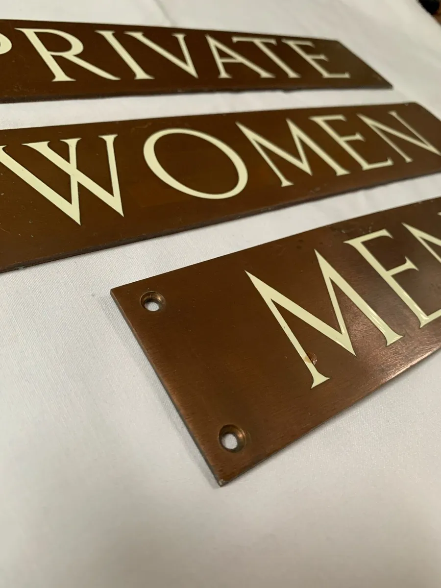 Vintage Door Signs - Image 2