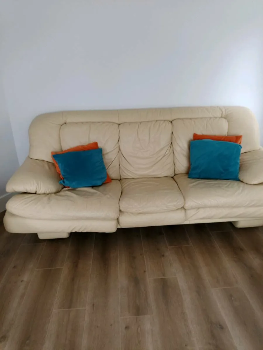 Leather Couch - Image 1