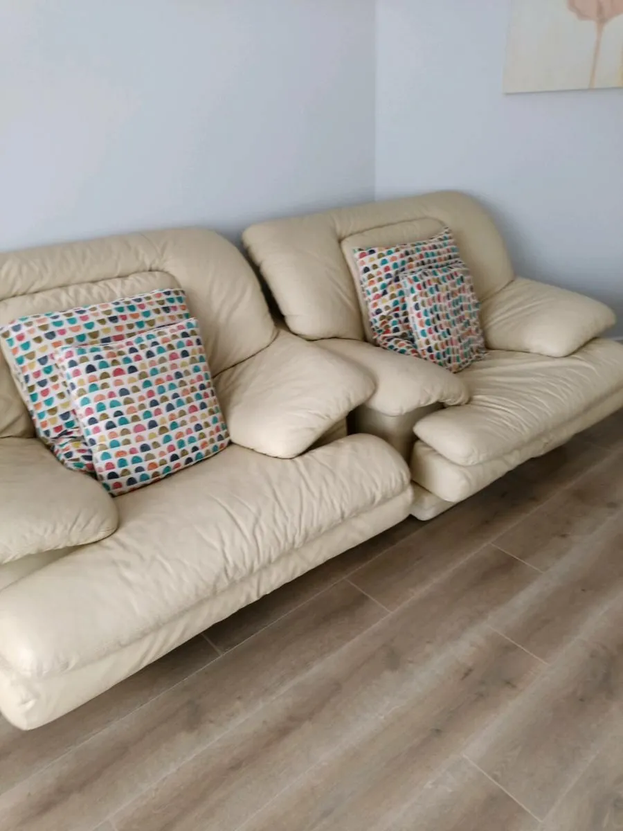 Leather Couch - Image 2