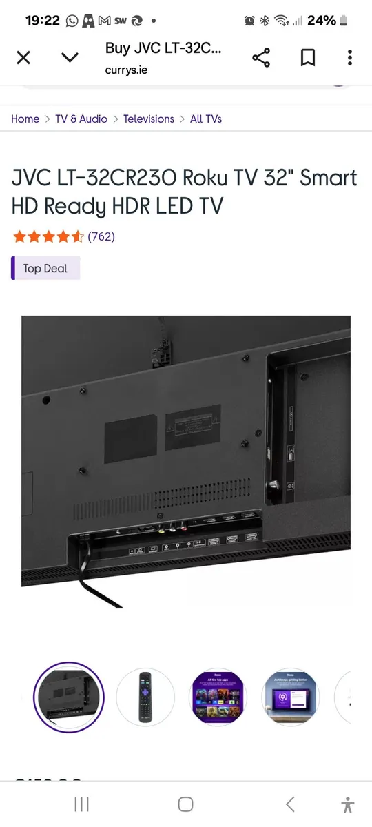 JVC 32in tv - Image 3